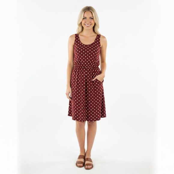 Gilli polka dot dress size large - Picture 1 of 7